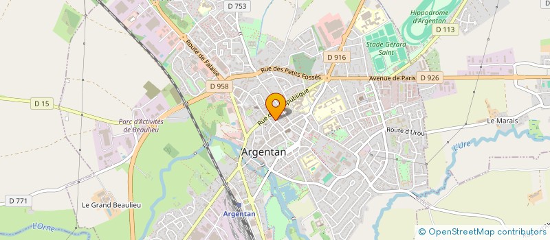 localisation de l'entreprise SNC PIERSON SINEUX FRERES à ARGENTAN