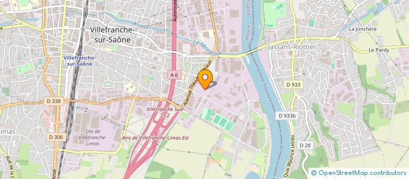 localisation de l'entreprise SNC PINOT à VILLEFRANCHE-SUR-SAONE