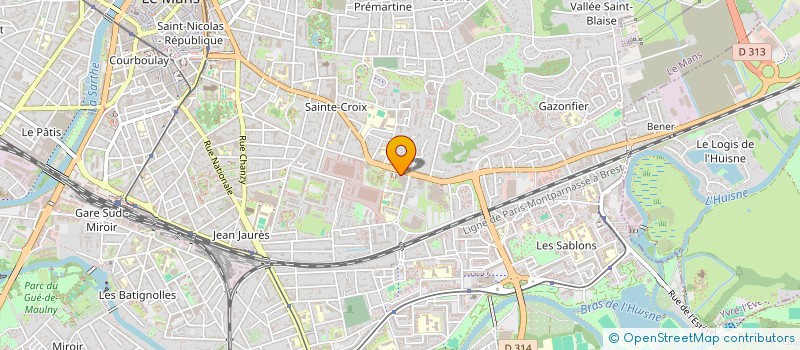 localisation de l'entreprise SNC PMD YACHTING  LE MANS