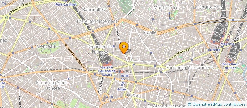 localisation de l'entreprise SNC POLLUX STAR à PARIS