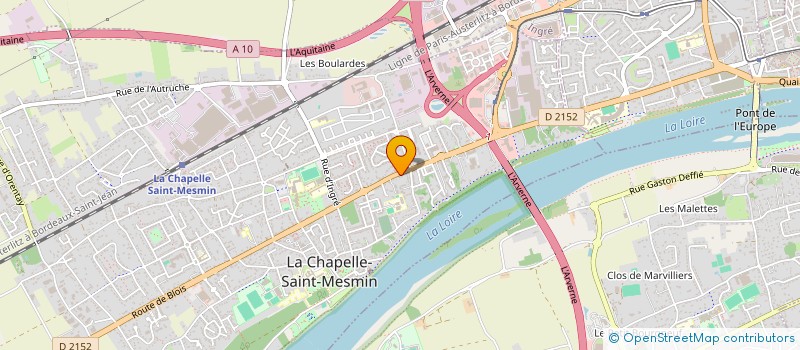 localisation de l'entreprise SNC POTEPA FRERES  LA CHAPELLE-SAINT-MESMIN