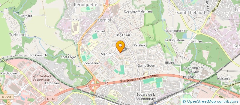localisation de l'entreprise SNC POTIER AUBRY à VANNES