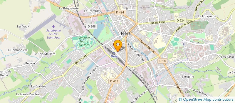 localisation de l'entreprise SNC POTTIER à FLERS