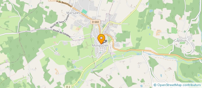 localisation de l'entreprise SNC PRADERIE LES ARCADES à MONPAZIER