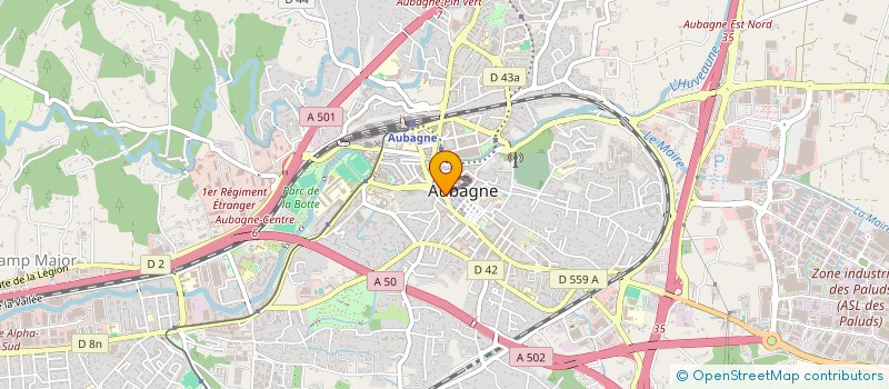 localisation de l'entreprise SNC PRESCILLIA  AUBAGNE