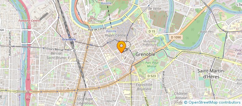 localisation de l'entreprise SNC PRESSE ETOILE à GRENOBLE