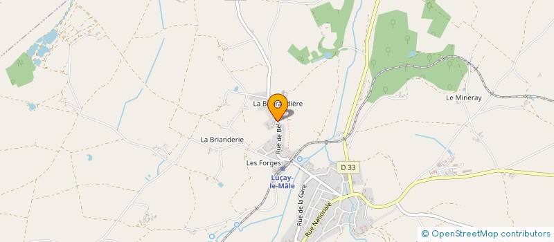 localisation de l'entreprise SNC PREST'AGRI 36 à LUCAY-LE-MALE