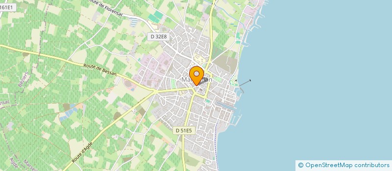 localisation de l'entreprise SNC PROFICET à MARSEILLAN