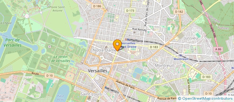 localisation de l'entreprise SNC PROTECFOUR INTERNATIONAL à VERSAILLES