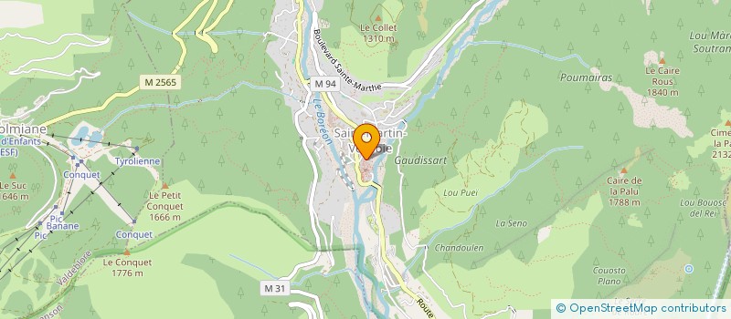 localisation de l'entreprise SNC PROTIN ET LAURENTI  SAINT-MARTIN-VESUBIE