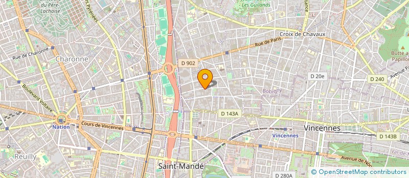 localisation de l'entreprise SNC PROVAL à MONTREUIL