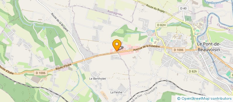 localisation de l'entreprise SNC PUBLICITE RHONE ALPES à PRESSINS