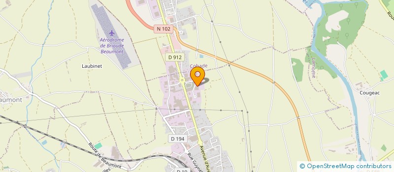 localisation de l'entreprise SNC PURE VILLAS STE MAXIME  BRIOUDE