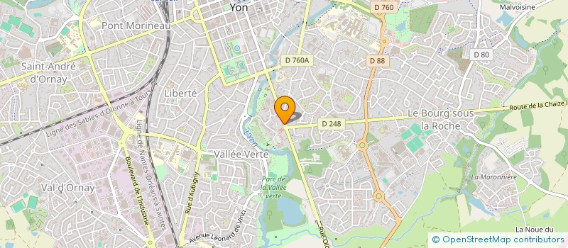 localisation de l'entreprise SNC QUEROLLE à LA ROCHE-SUR-YON