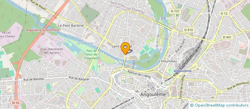 localisation de l'entreprise SNC QUICHAUD RAINAUD à ANGOULEME