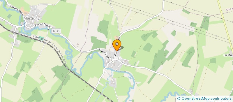 localisation de l'entreprise SNC R.W CHEZ L'ARDENNAIS  ANY-MARTIN-RIEUX