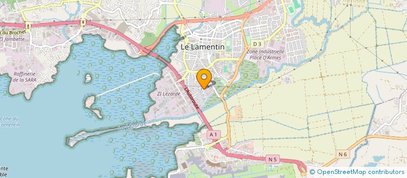 localisation de l'entreprise SNC R10B INDUSTRIES  LE LAMENTIN