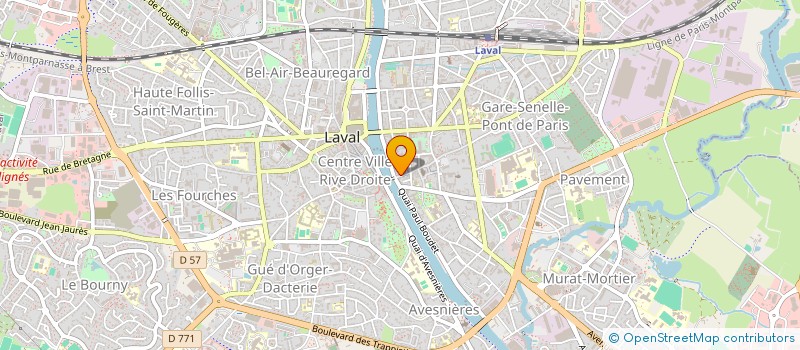 localisation de l'entreprise SNC RALU à LAVAL