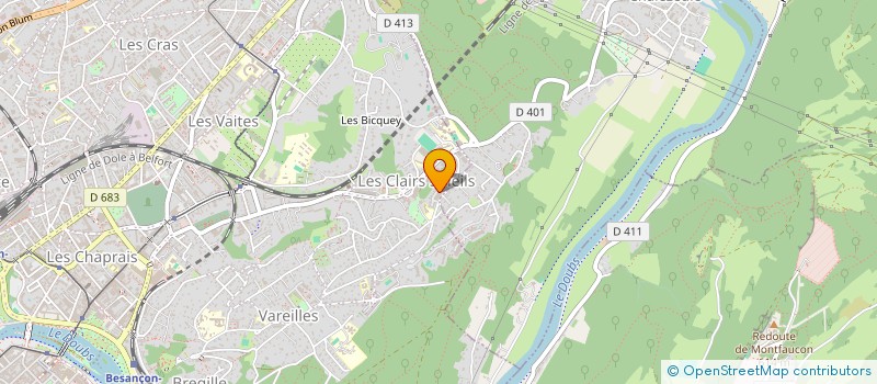 localisation de l'entreprise SNC RAMEL ET CREMER à BESANCON