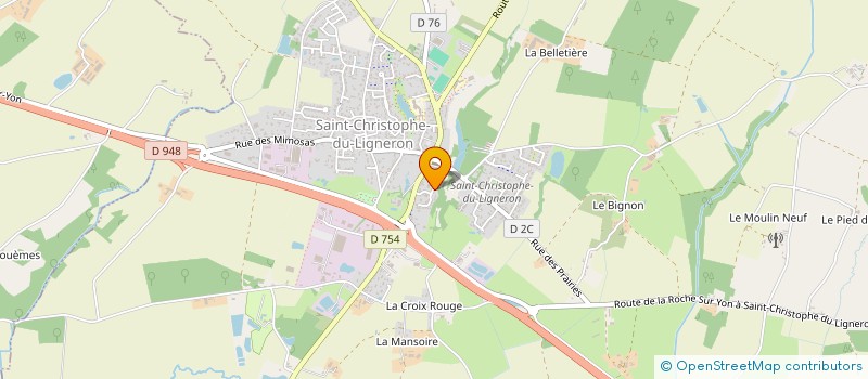 localisation de l'entreprise SNC RAMSAYER - ROUSSEAU  SAINT-CHRISTOPHE-DU-LIGNERON
