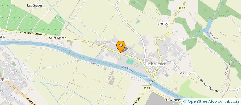 localisation de l'entreprise SNC RAPIDO COURSES à VILLEBRUMIER