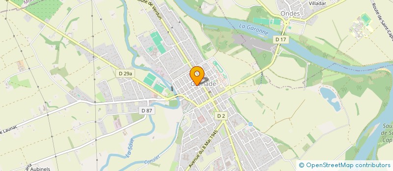 localisation de l'entreprise SNC RAYNAUD  GRENADE