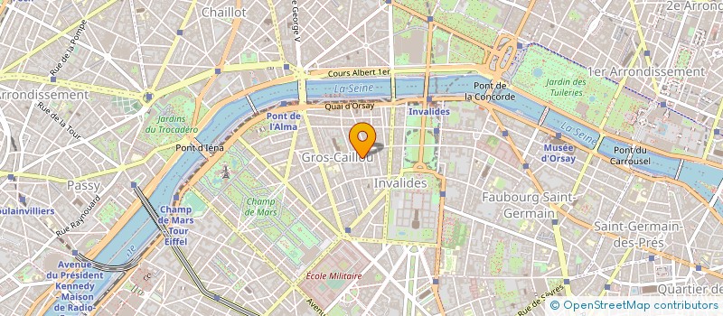 localisation de l'entreprise SNC RECH ET CIE HOTEL MALAR à PARIS