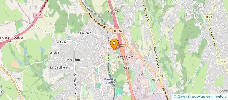 localisation de l'entreprise SNC RELAIS PDL à DARDILLY
