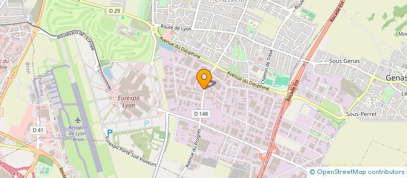 localisation de l'entreprise SNC RENARDON 2025  CHASSIEU