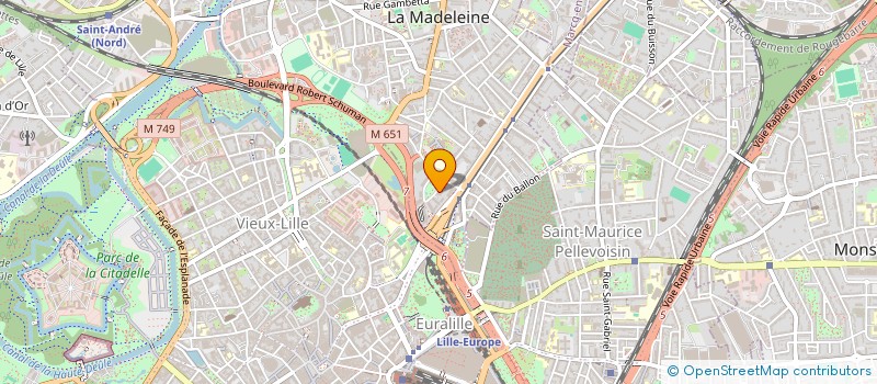 localisation de l'entreprise SNC RENNES QUAI D'AUCHEL  LA MADELEINE