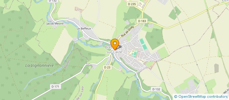 localisation de l'entreprise SNC RENOUF-BROTELANDE à BRETTEVILLE-SUR-LAIZE