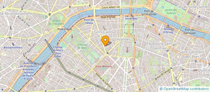 localisation de l'entreprise SNC RESIDENCE BOSQUET à PARIS