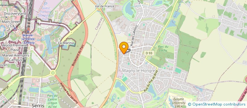 localisation de l'entreprise SNC RESIDENCE DAJOT  MAGNY-LE-HONGRE