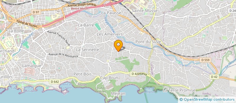 localisation de l'entreprise SNC RESTAURATION RETRAITE à TOULON