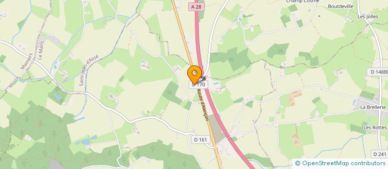 localisation de l'entreprise SNC RESTHOTELIERE N 40  SAINT-SATURNIN