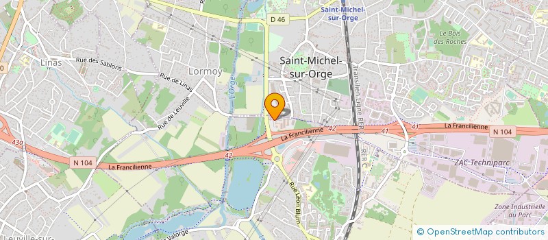 localisation de l'entreprise SNC RESTHOTELIERE N°50 à BRETIGNY SUR ORGE