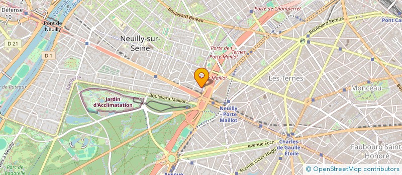 localisation de l'entreprise SNC RESTO THILLOIS à NEUILLY-SUR-SEINE