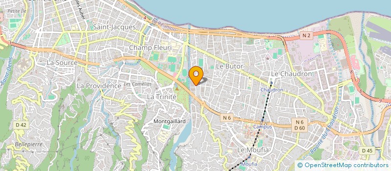 localisation de l'entreprise SNC REUNION.INVESTISSEMENT INDUSTRIEL  SAINT-DENIS