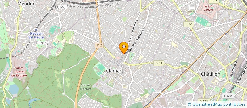 localisation de l'entreprise SNC REYNAUD & CIE à CLAMART