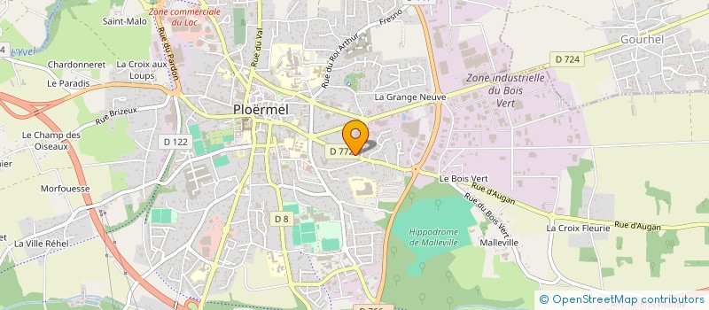 localisation de l'entreprise SNC RICHARD IMMOBILIER  PLOERMEL