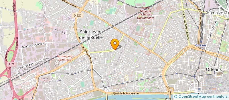 localisation de l'entreprise SNC RIGAUT-ORTIOU à SAINT-JEAN-DE-LA-RUELLE