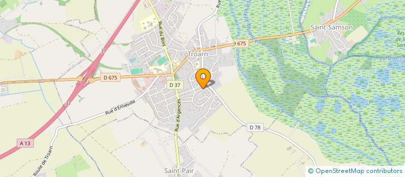 localisation de l'entreprise SNC RIKO  TROARN