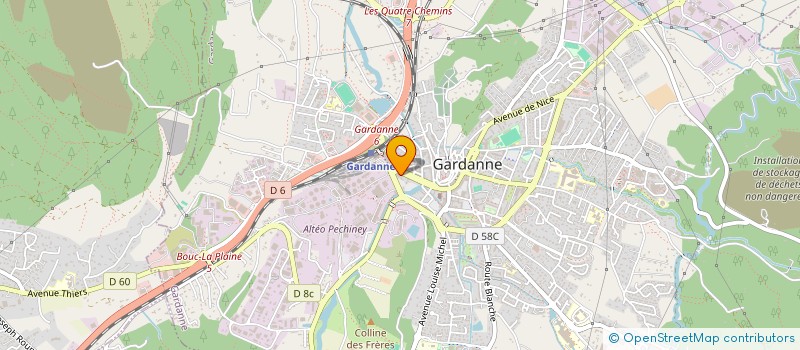 localisation de l'entreprise SNC RIONDETJEAN FRANCOIS à GARDANNE