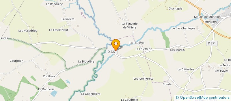 localisation de l'entreprise SNC RIPAULT FRERES à LA MESNIERE