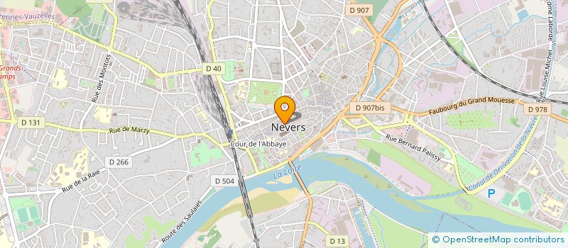 localisation de l'entreprise SNC RIVET GIARD à NEVERS