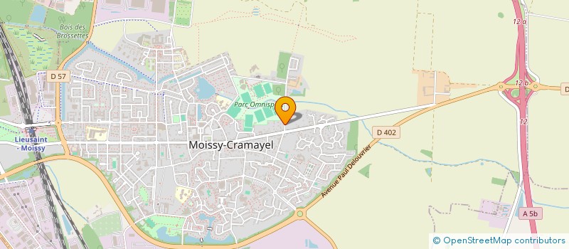 localisation de l'entreprise SNC RM3G  MOISSY-CRAMAYEL