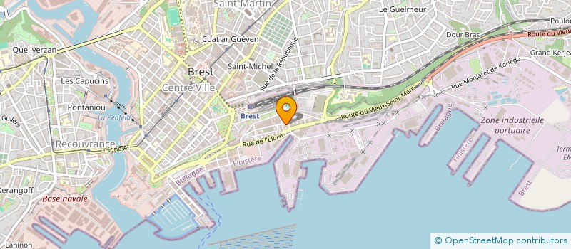 localisation de l'entreprise SNC ROBESPIERRE IMMOBILIER  BREST