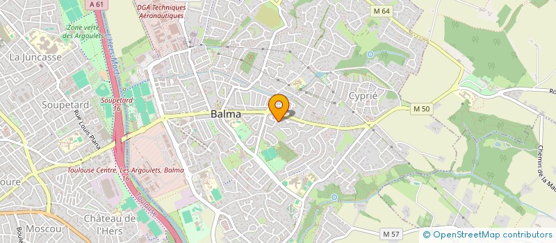 localisation de l'entreprise SNC RODRIGUE  BALMA