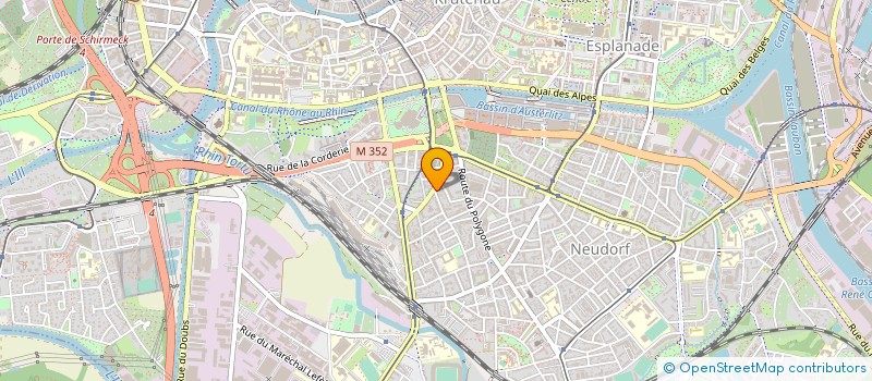 localisation de l'entreprise SNC ROHMER MAYER à STRASBOURG