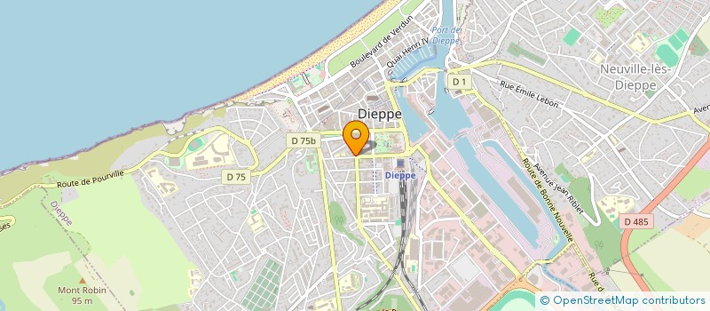 localisation de l'entreprise SNC ROMANO à DIEPPE